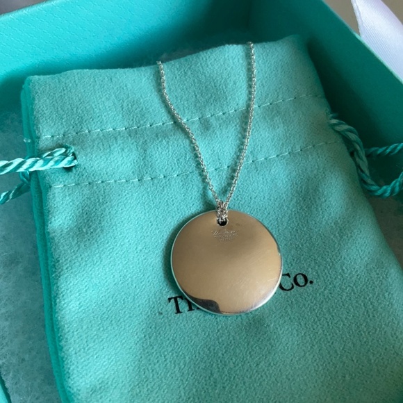 Authentic Tiffany Elsa Peretti Large Round pendant - Picture 10 of 13